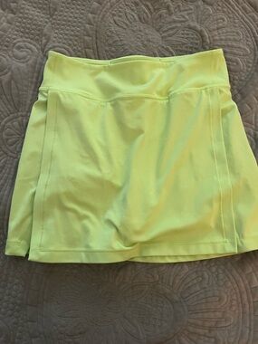Athleta Bright Lime Girls Active Skort